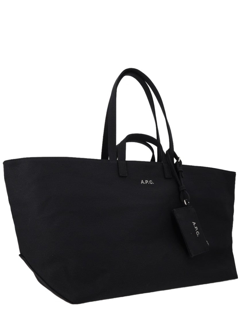A.P.C. Le Drummer Attached Pouch Tote Bag