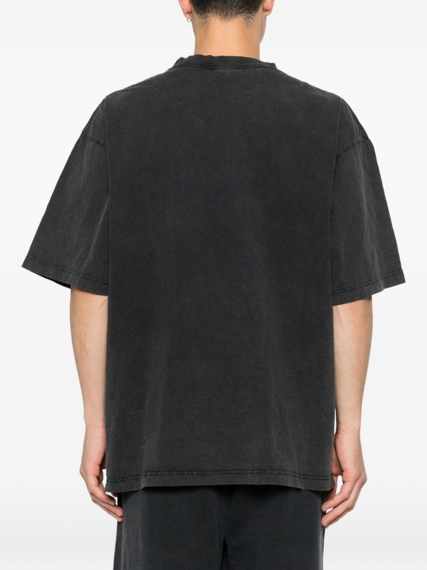 Balenciaga Oversized Black Cotton T-Shirt