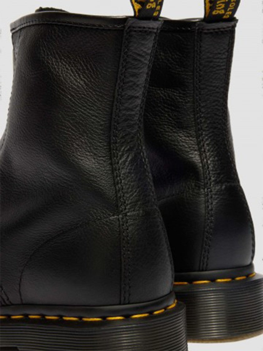 Dr. Martens 1460 Smooth Black Leather Zip Boots