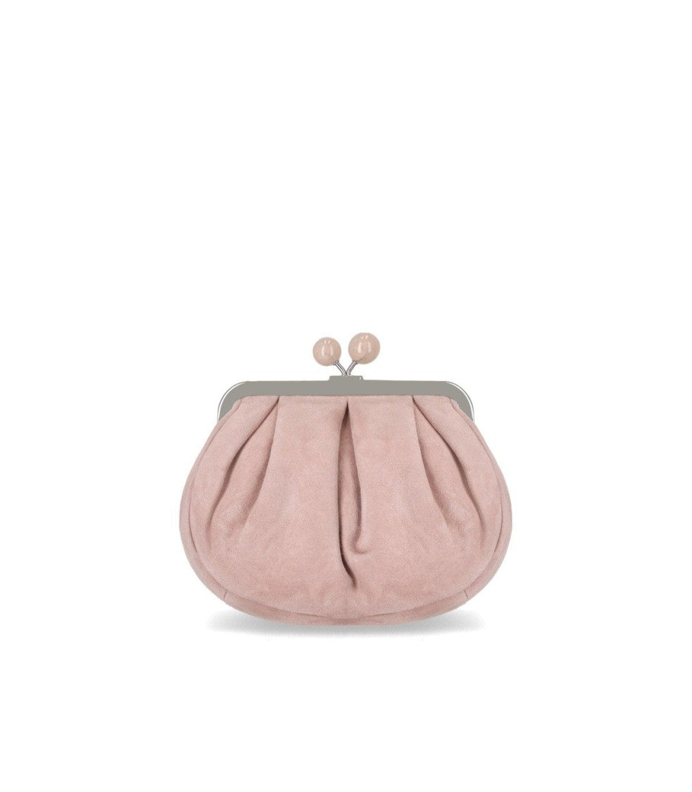 Max Mara Pasticcino Valois Small Pink Clutch
