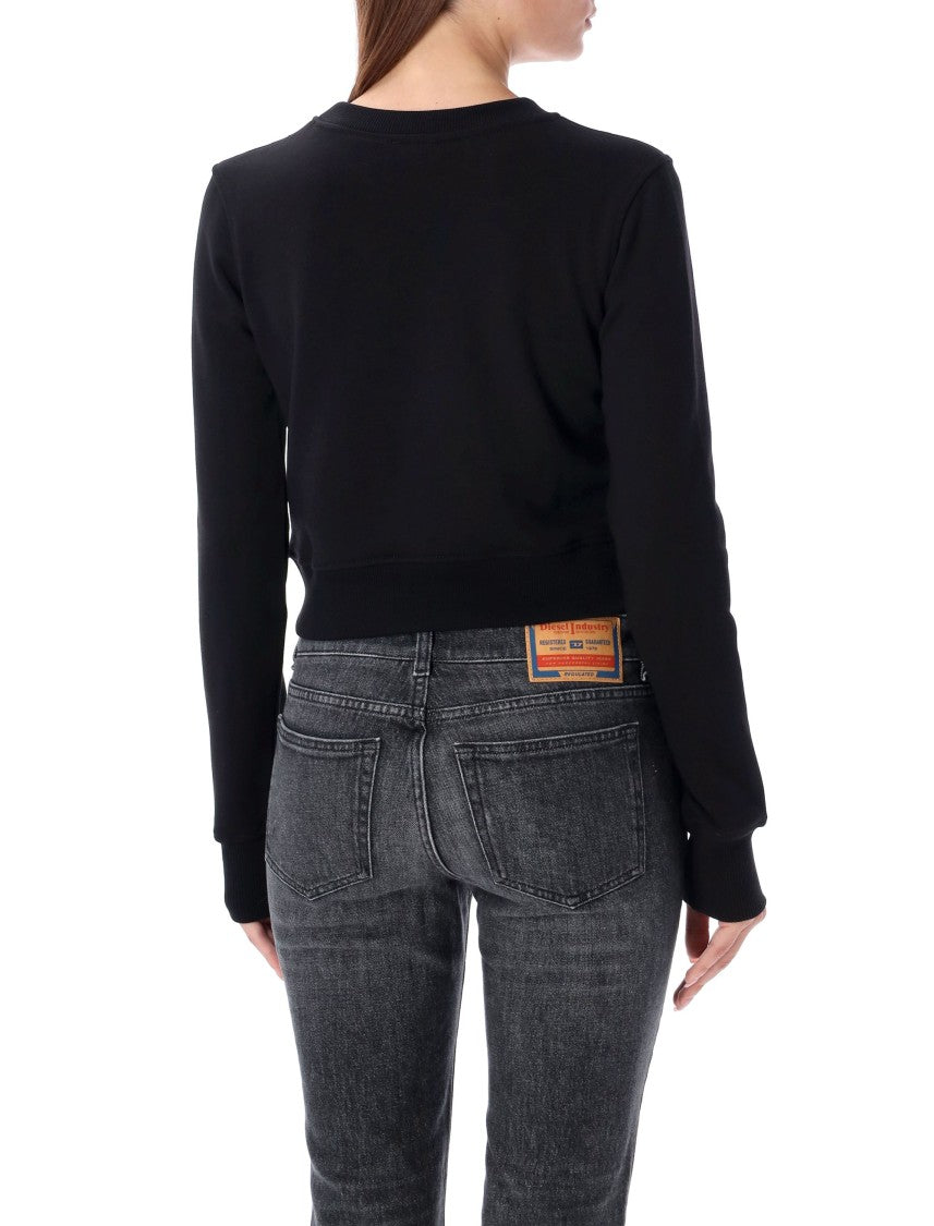 Diesel F-Slimmy-Od Cropped Long-Sleeve Top