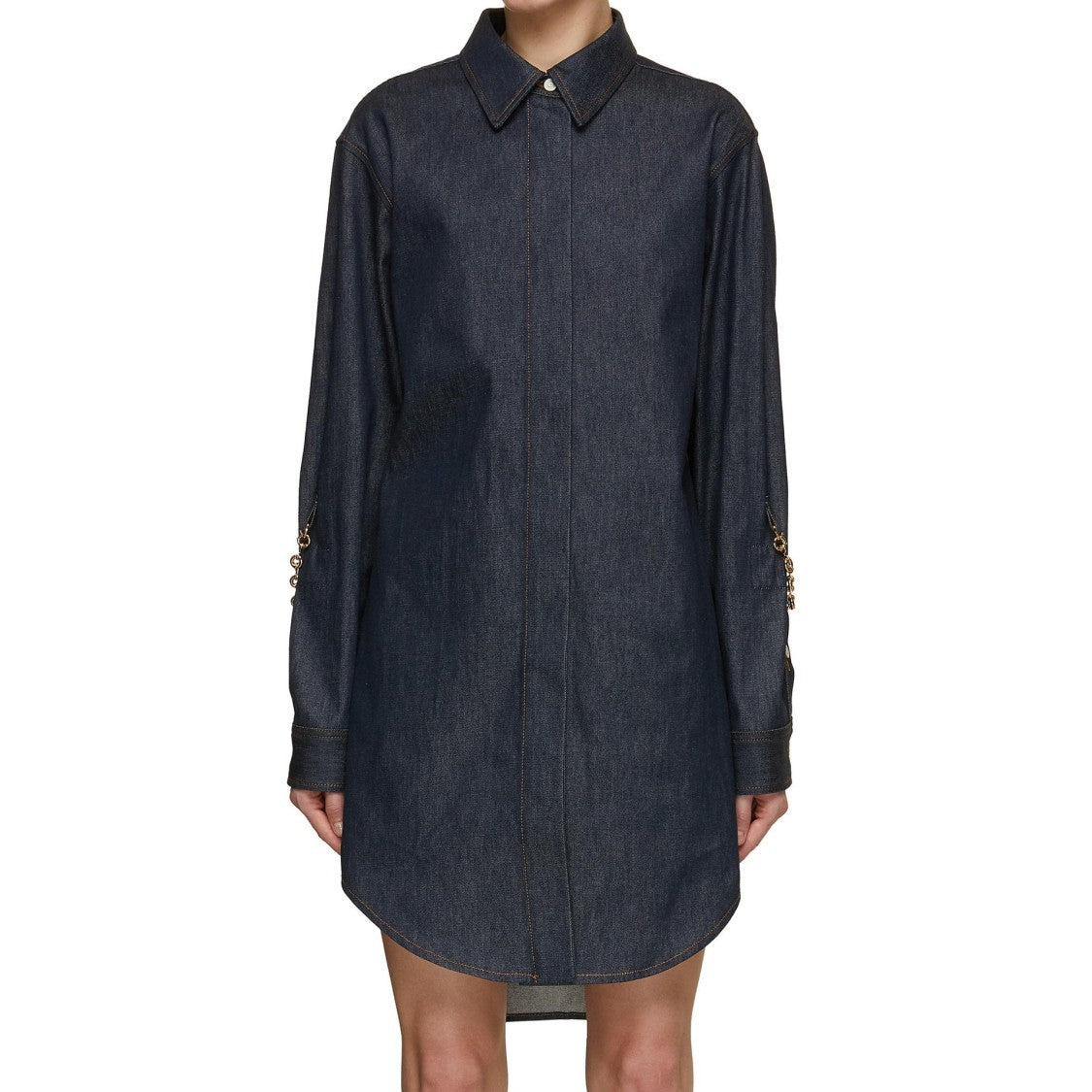 Loewe Denim Chain Shirt Dress