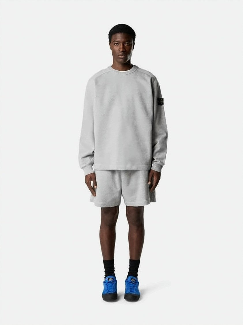 Stone Island Minimalistic Long-Sleeve Tee With Crew Neckline