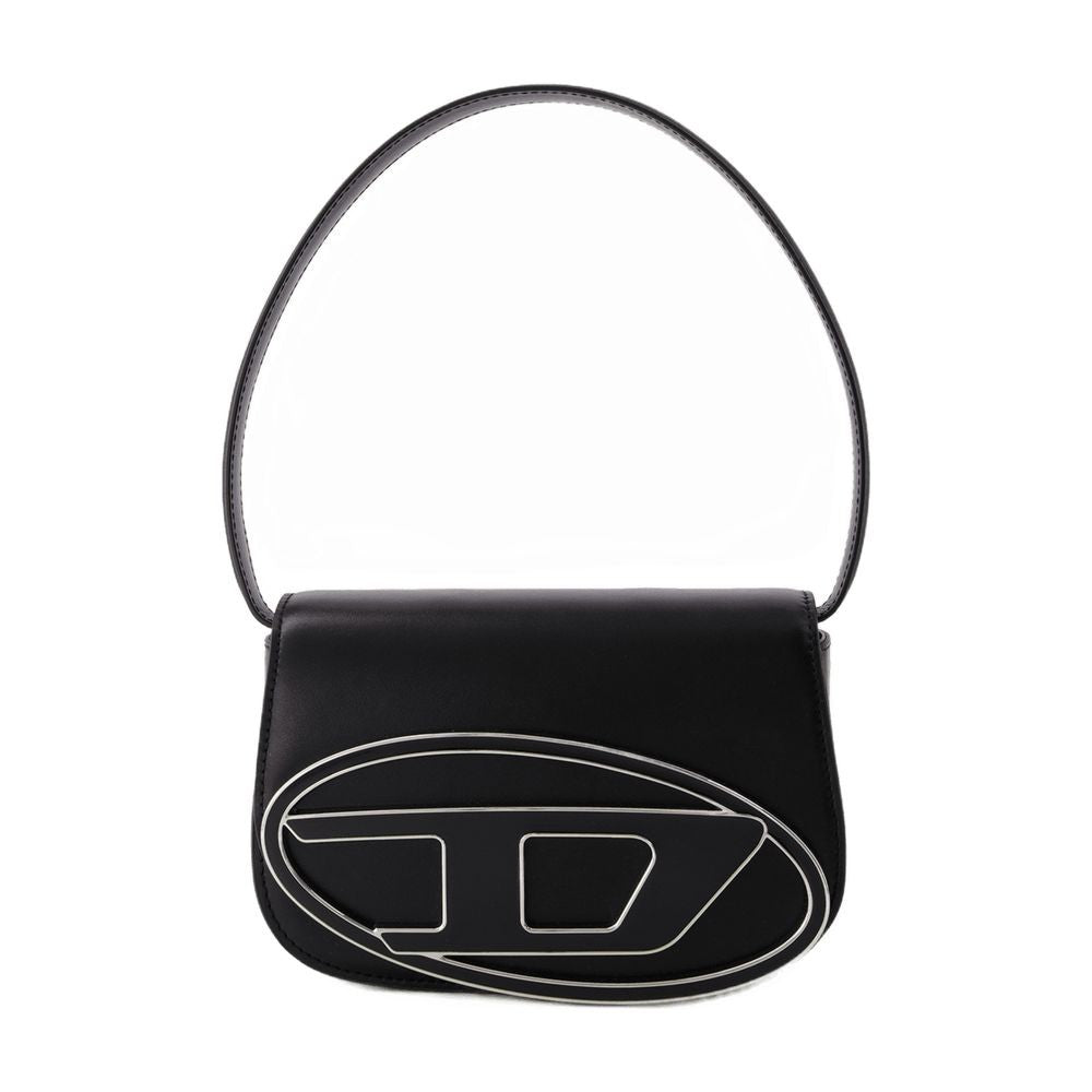 Diesel 1Dr Shoulder Bag - Leather - Black