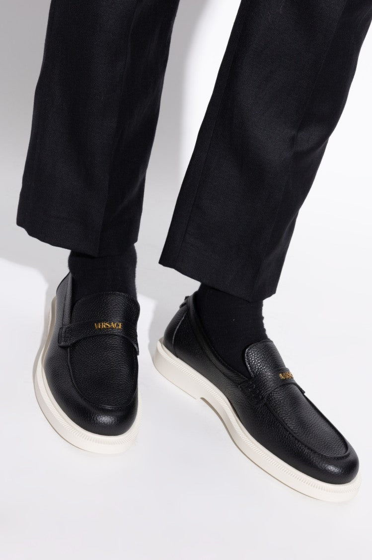 Versace Leather Shoes Type Loafers
