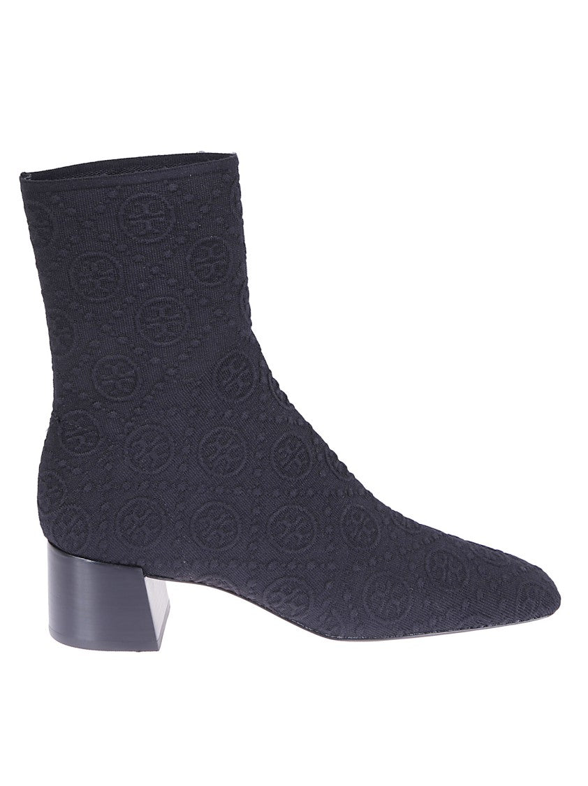 Tory Burch Stretch Technical Fabric Ankle Boots