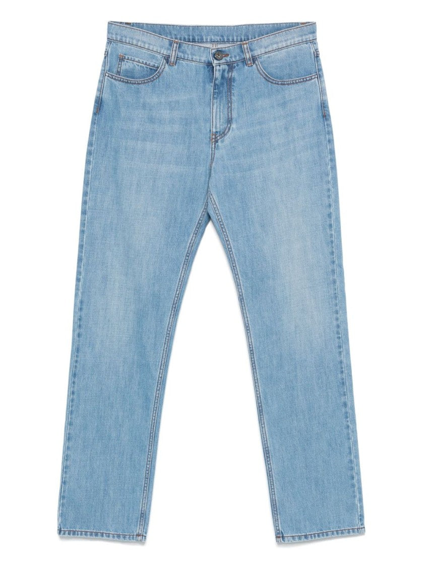 Ferrari Light Blue Denim Jeans