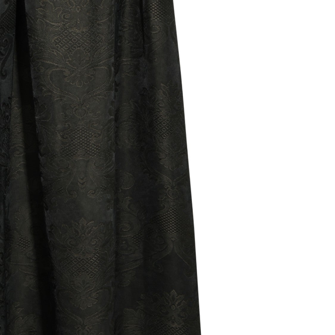 Uma Wang Sleeveless Jacquard Gathered Skirt Midi Dress