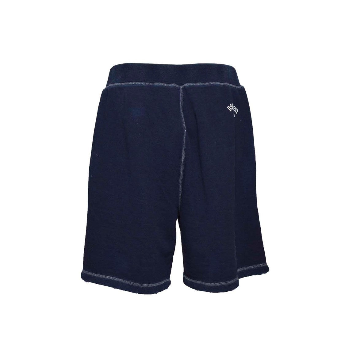 Dsquared2 Navy Blue Cotton Relax Fit Bermuda Shorts