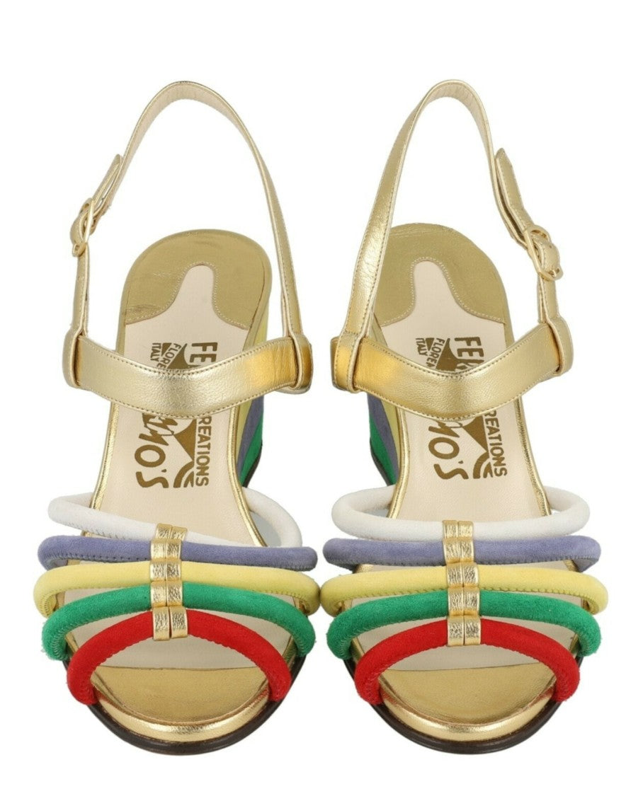 Ferragamo Laila Archive Limited Edition 1930S Wedges