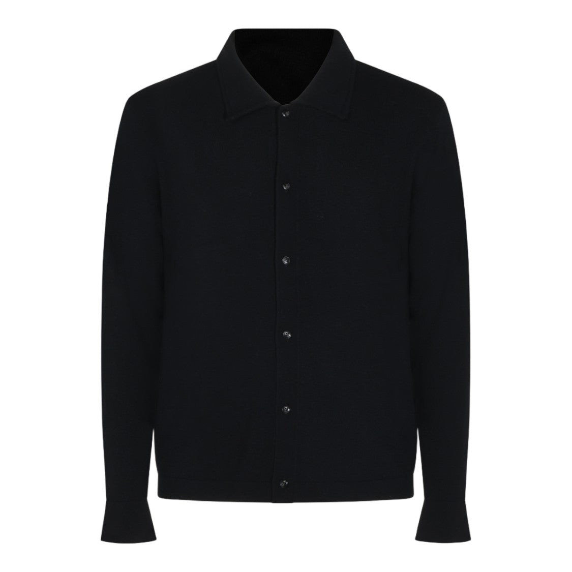 Lisa Yang Fitted Collar Button-Up Sweater
