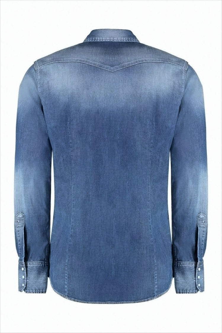 Dsquared2 Classic Button-Down Denim Shirt