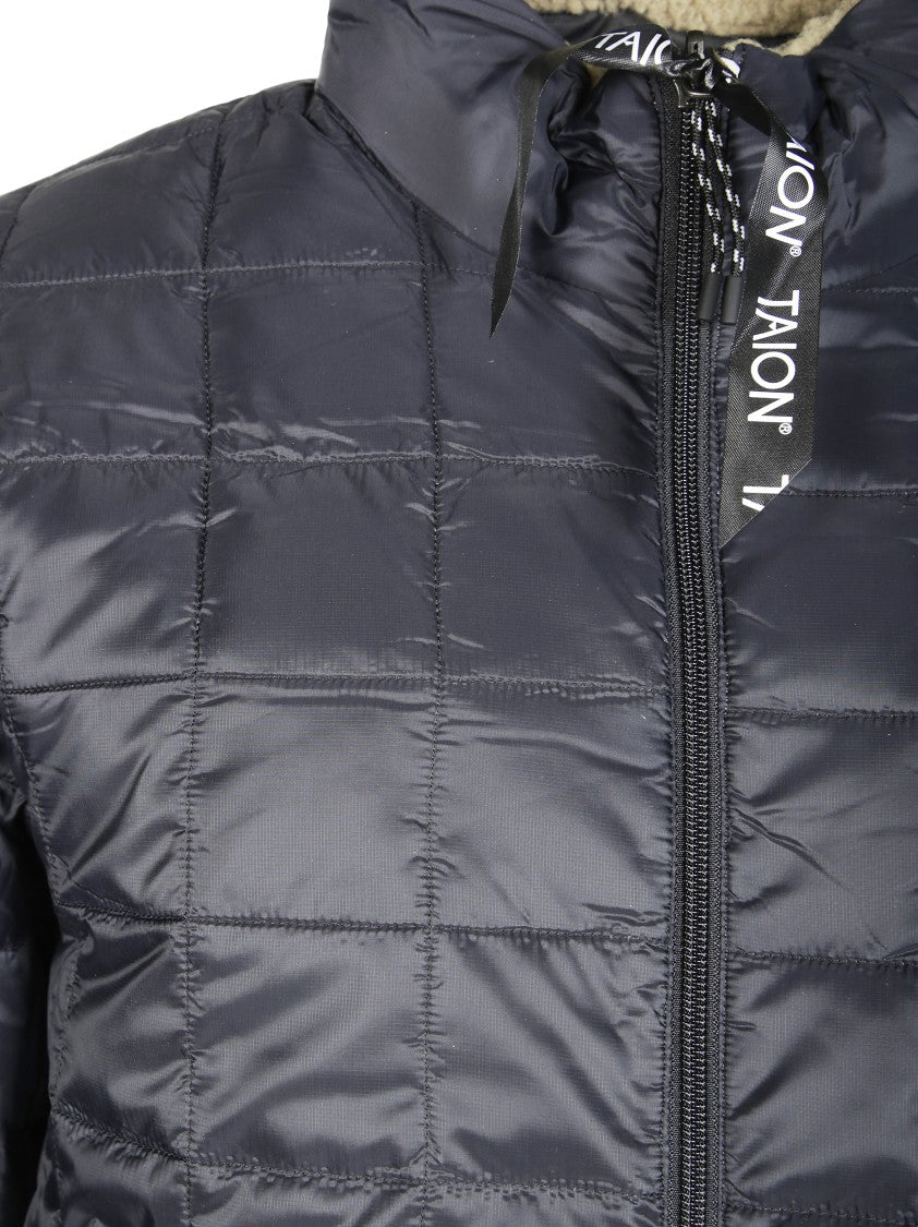 Taion Reversible Padded Jacket With High Collar