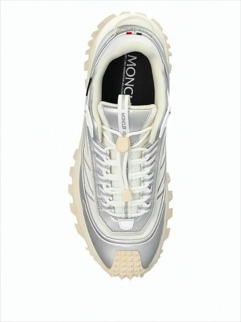 Moncler Sporty Sneakers With Mesh And Polyester Layers