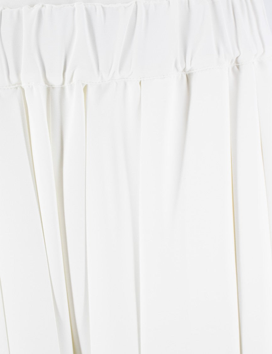 Fabiana Filippi Pleated Wide-Leg Trousers With Elasticated Waistband