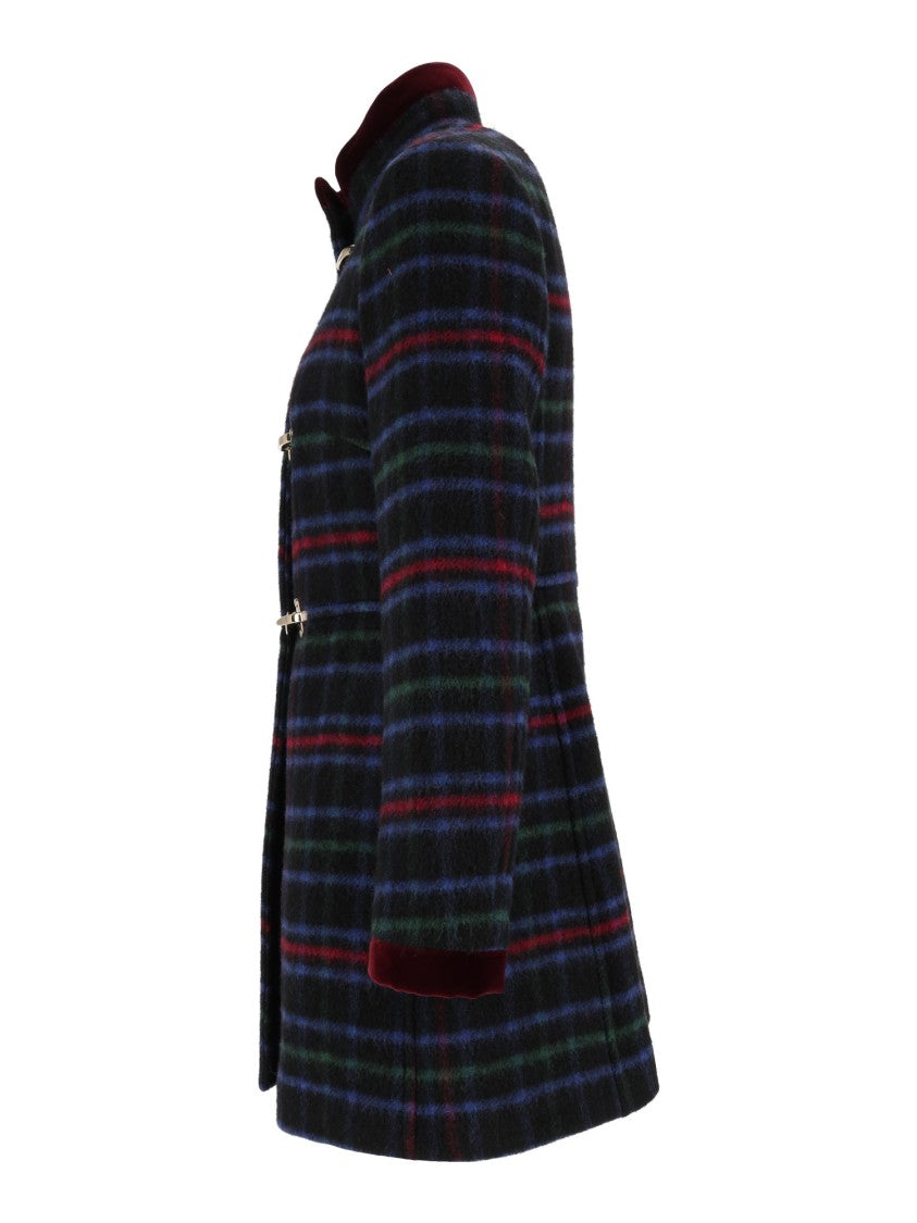 Fay Plaid Virginia 3 Ganci Short Coat