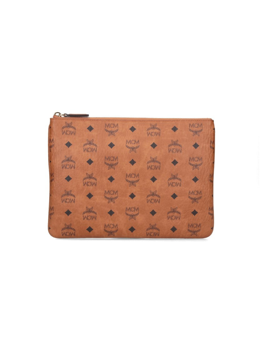 Mcm “Aren” Crossbody Pouch – Brown