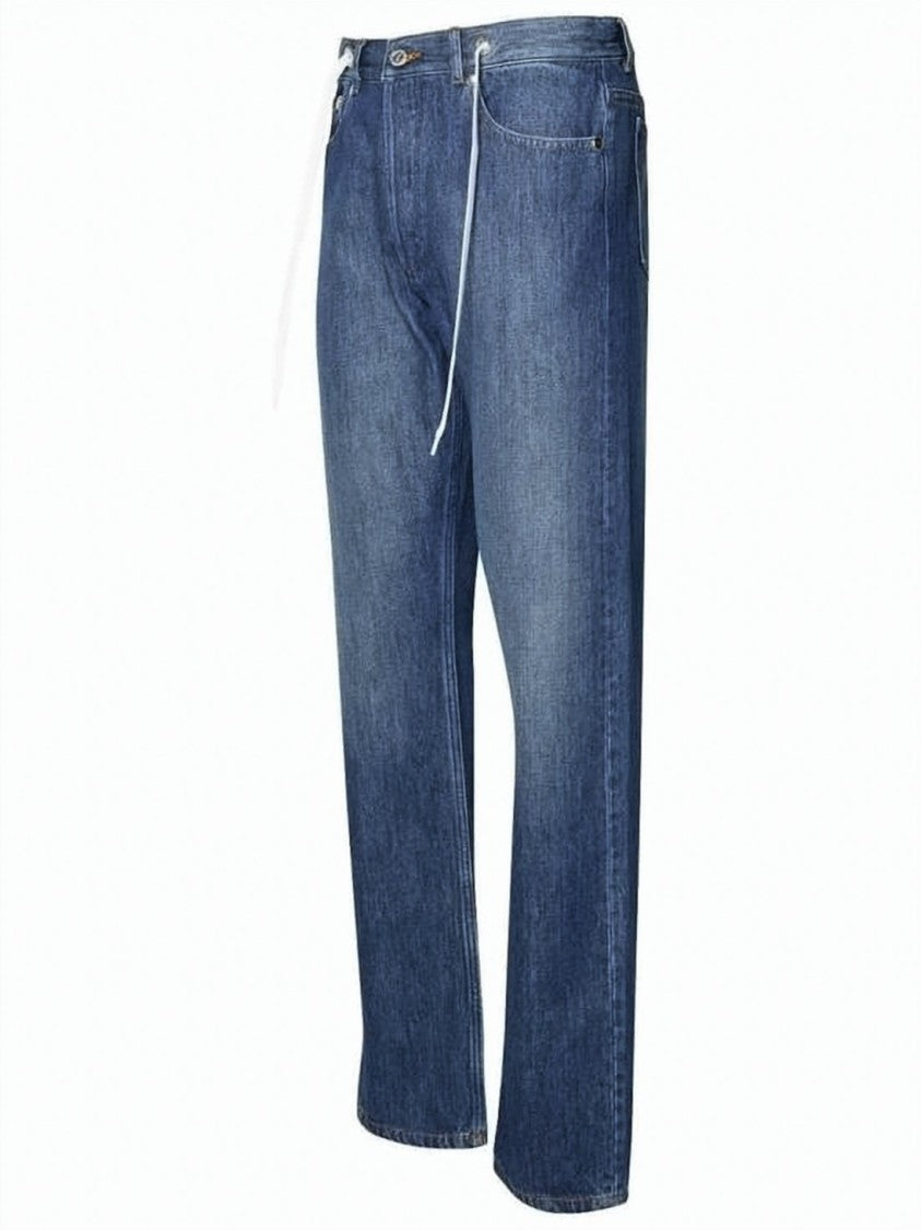 A.P.C. Straight-Leg Denim Pants With Casual Drawstring Waist