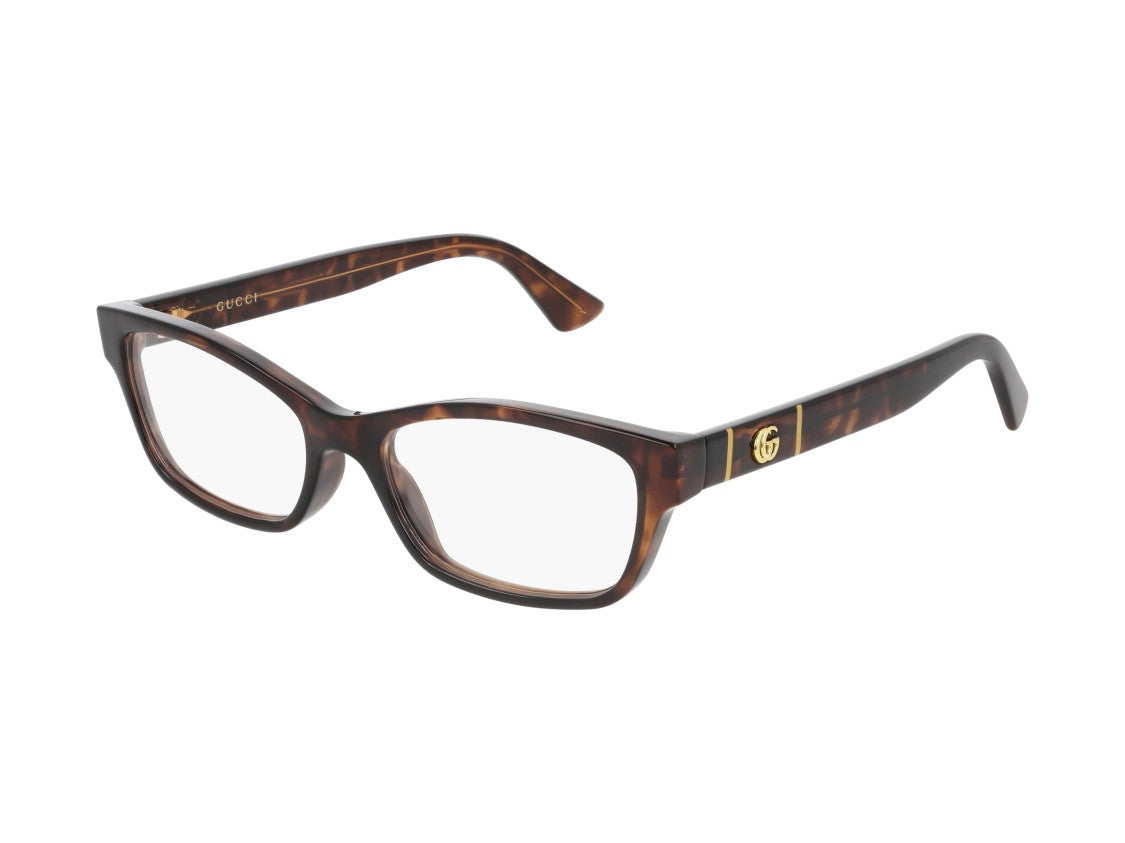 Gucci Gg0635o Tortoiseshell Oversized Square Eyeglasses