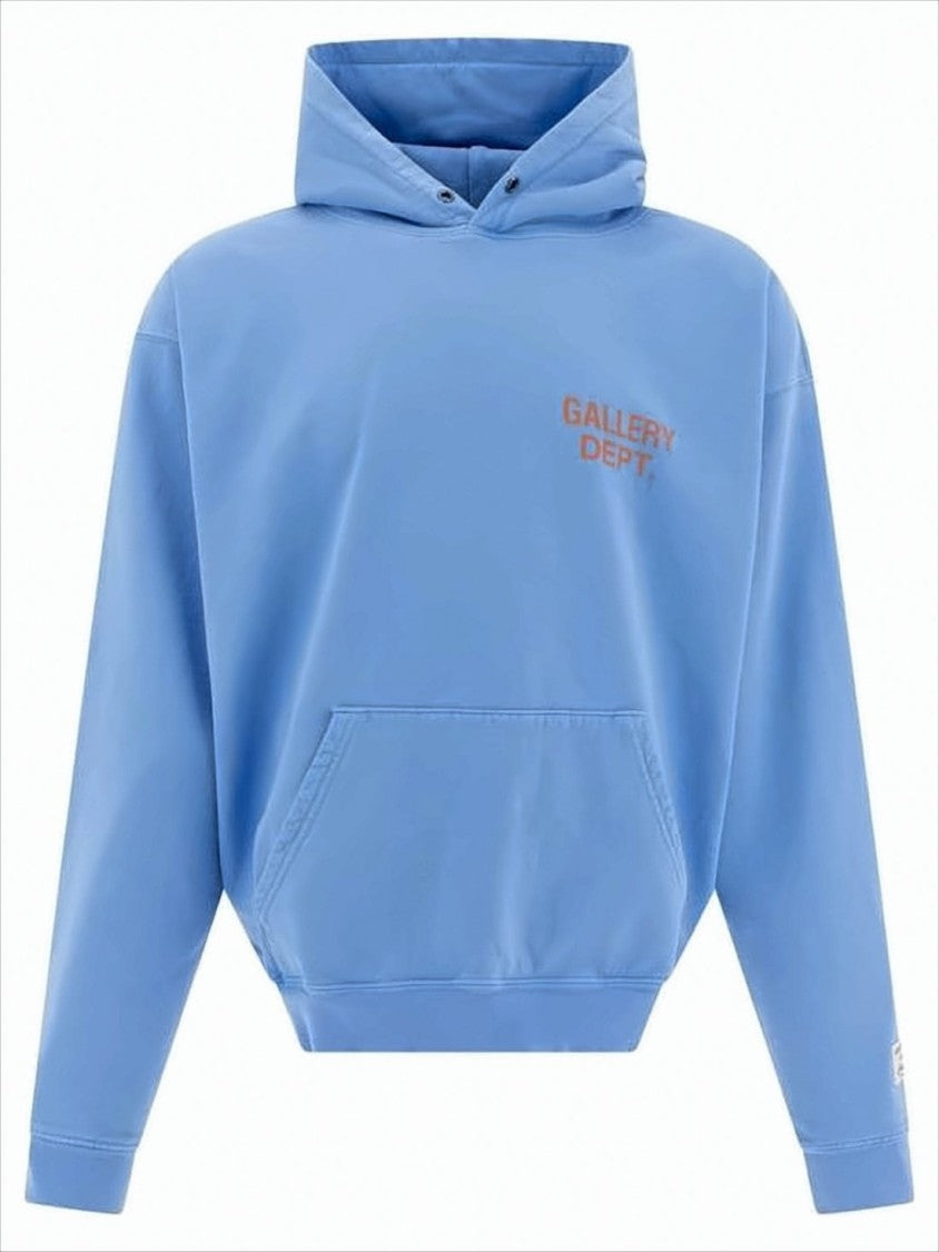 Gallery Dept. Relaxed-Fit Cotton Hoodie With Contrasting Logo Detail