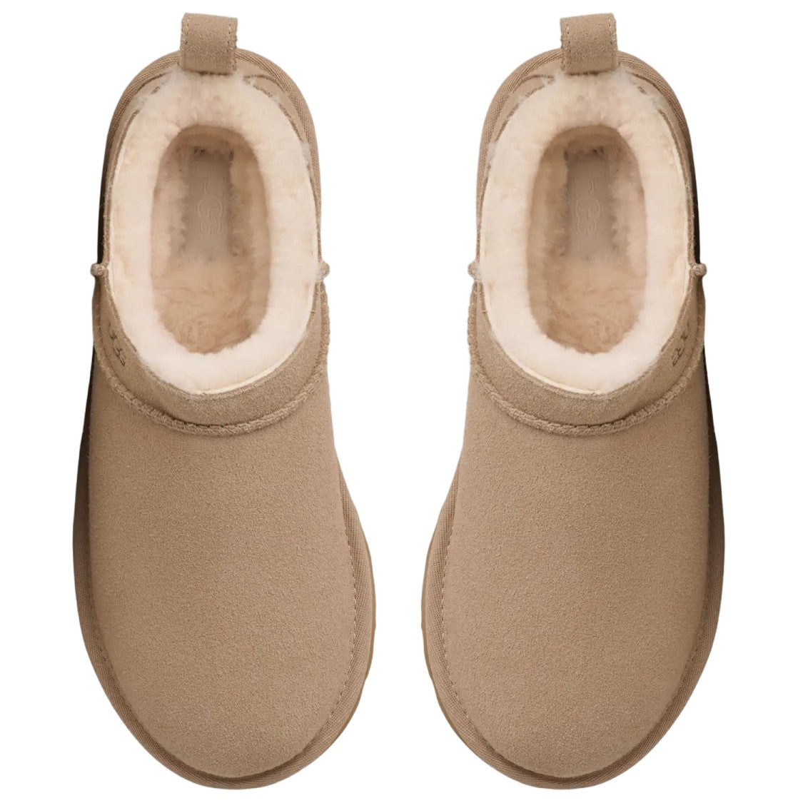 Ugg Suede Ankle Boots With Back Strap