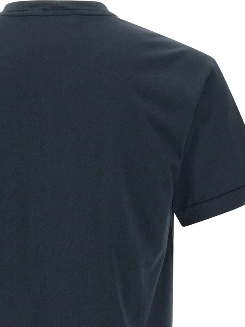 Stone Island Ss Patch Logo Cotton T-Shirt