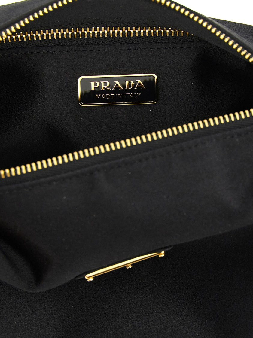 Prada Triangle Logo Shoulder Bag