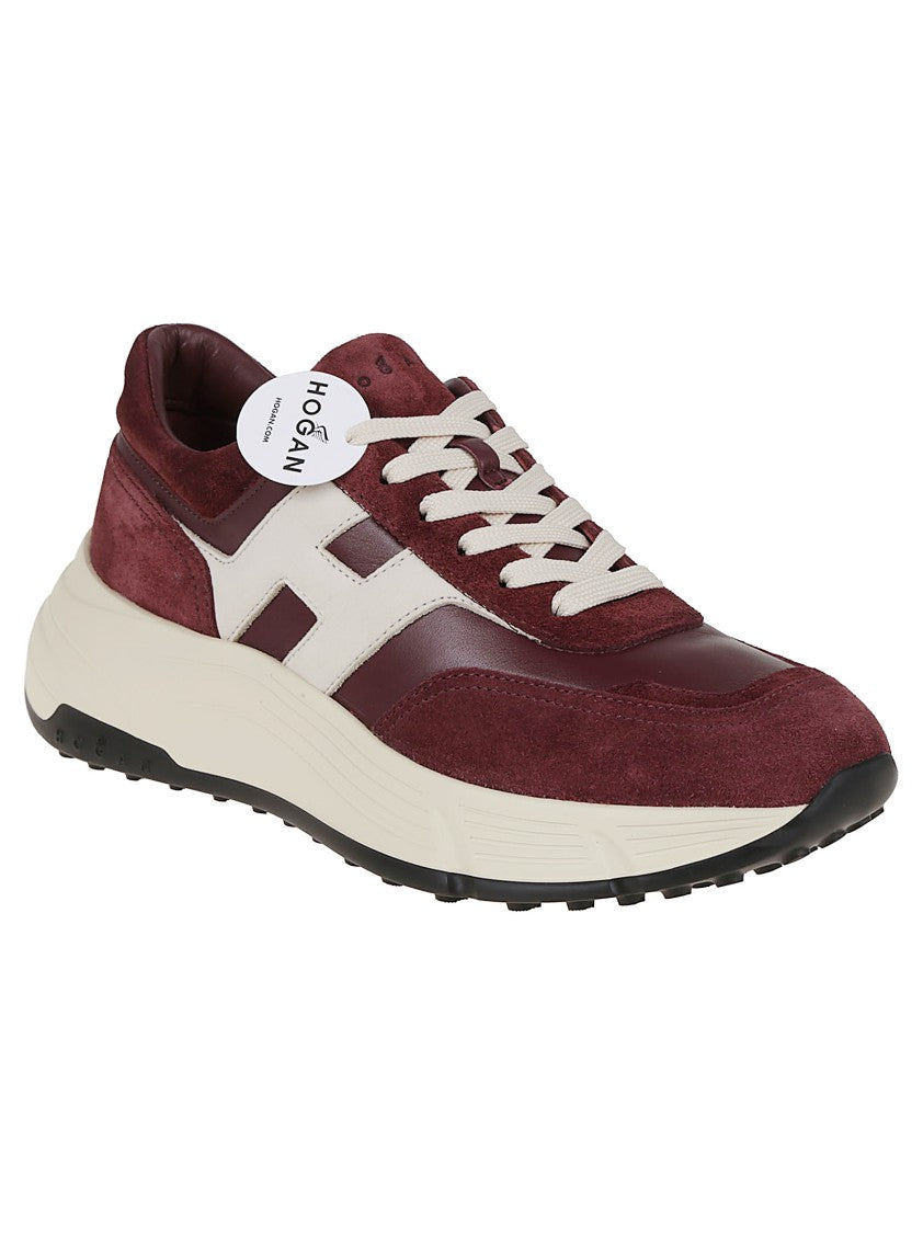Hogan Suede And Technical Fabric Hyperlight Sneakers