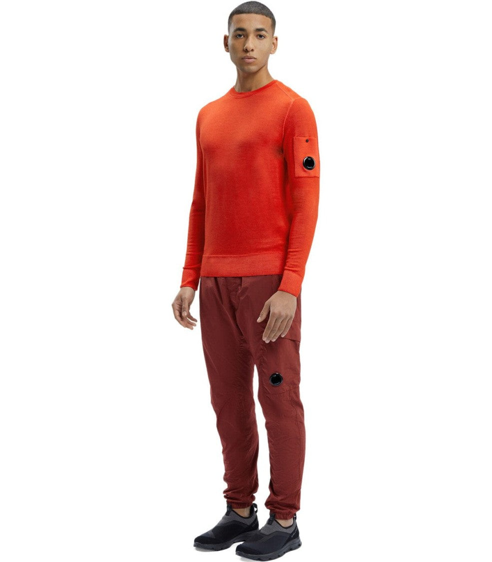 C.P. Company Orange Crewneck Sweater
