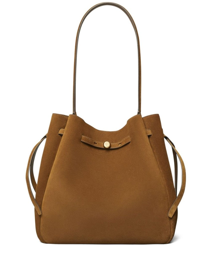 Tory Burch Structured Calf Leather Shoulder Bag