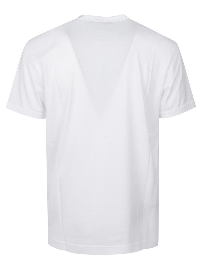 Dolce & Gabbana Short Sleeve T-Shirt With Tonal Pattern