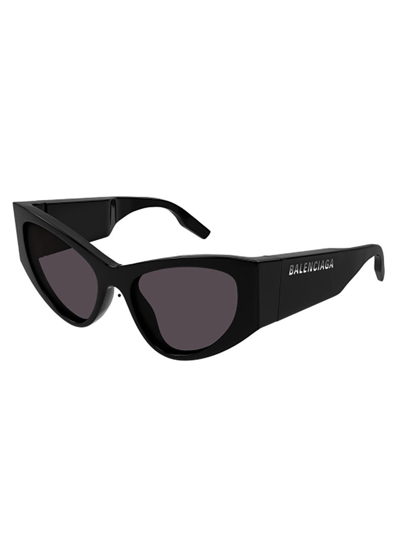Balenciaga Bb0300s Bold Cat-Eye Dark Sunglasses