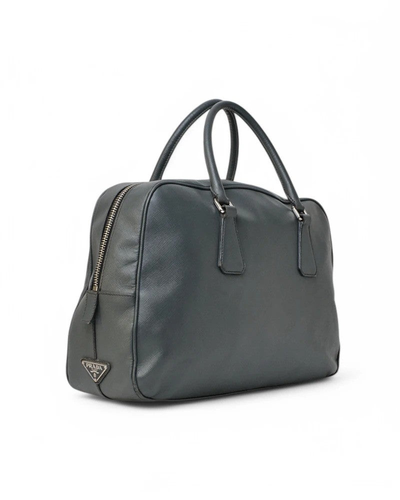 Prada Shopper Square Large Saffiano Grey