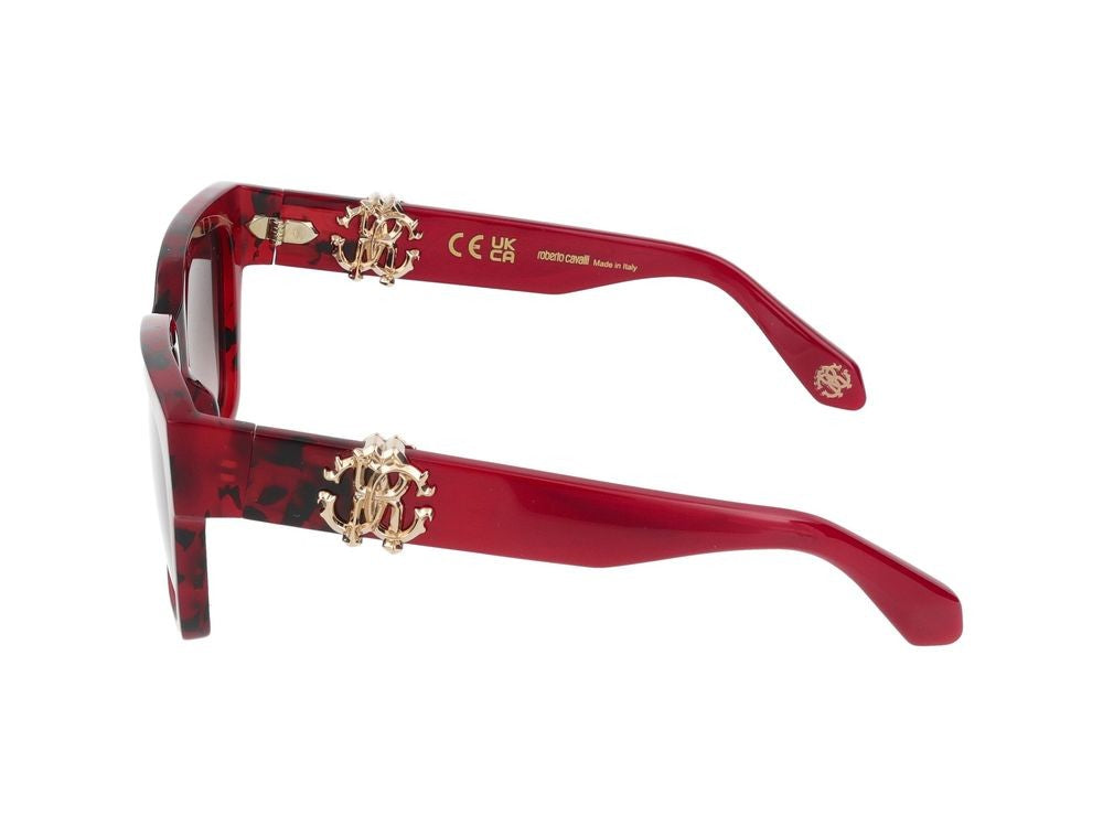 Roberto Cavalli Sunglasses Src040m 07Mt Square Red 54/20/140