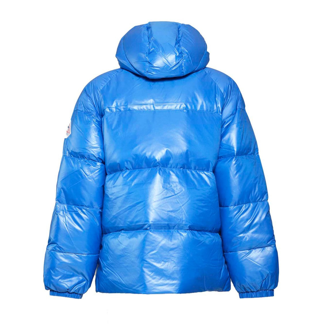 Pyrenex Light Blue Nylon Sten Shiny Puffer Jacket With Hood