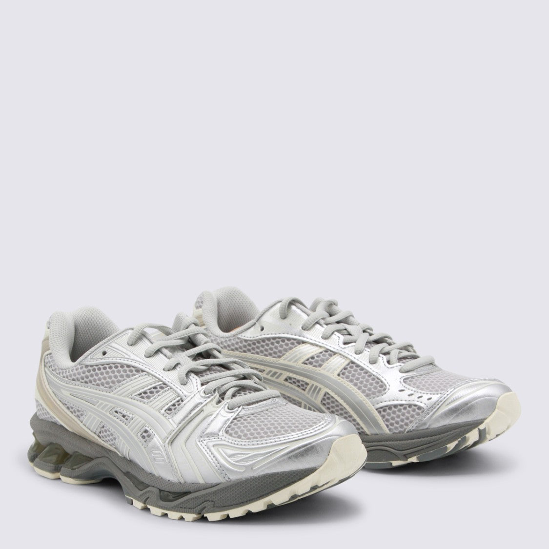 Asics Breathable Sneakers With Chunky Sole And Gel Cushioning