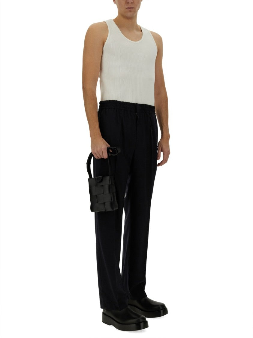 Bottega Veneta Tailored Wool Pants With Classic Fit