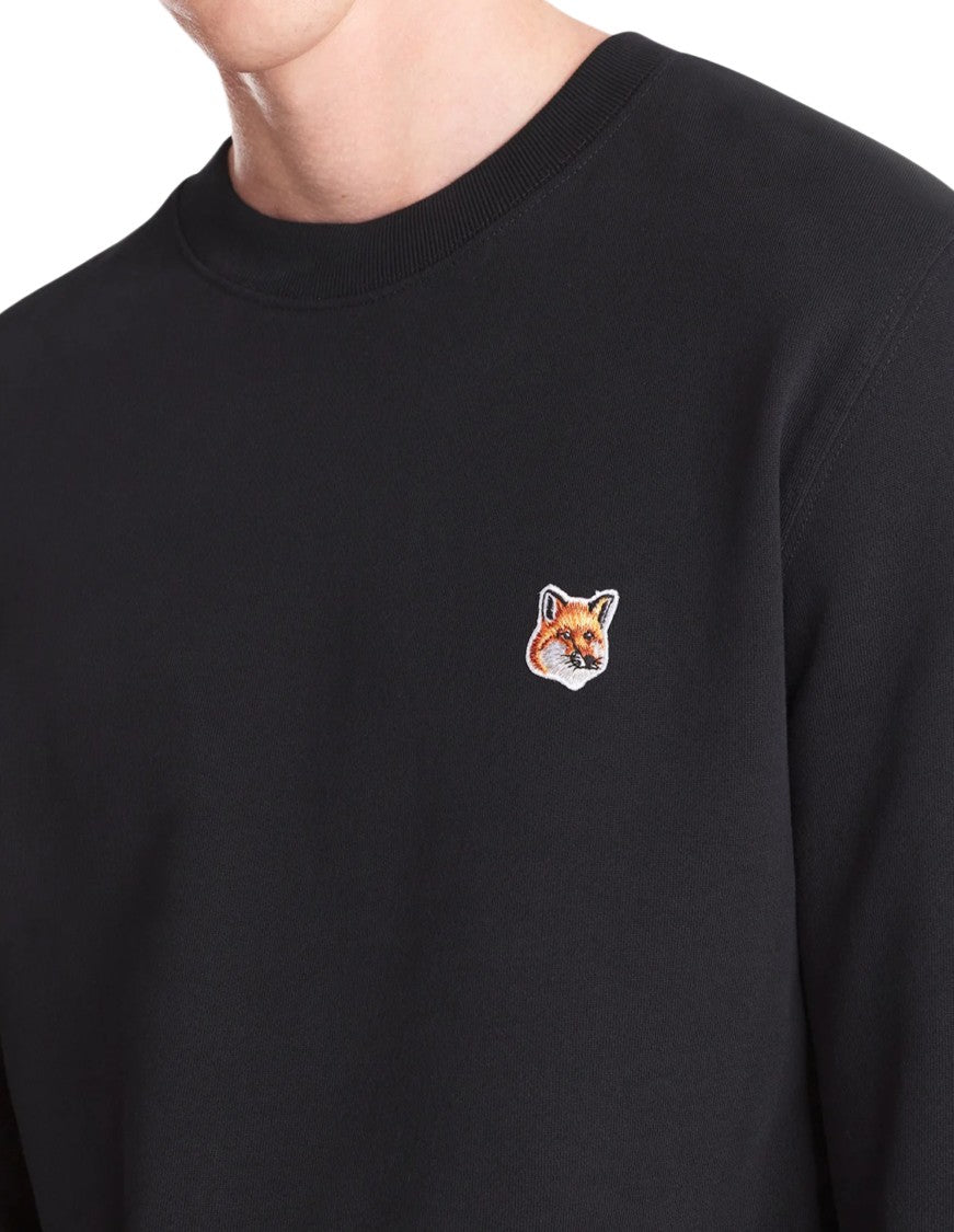 Maison Kitsuné Relaxed-Fit Long Sleeve T-Shirt With Embroidered Logo