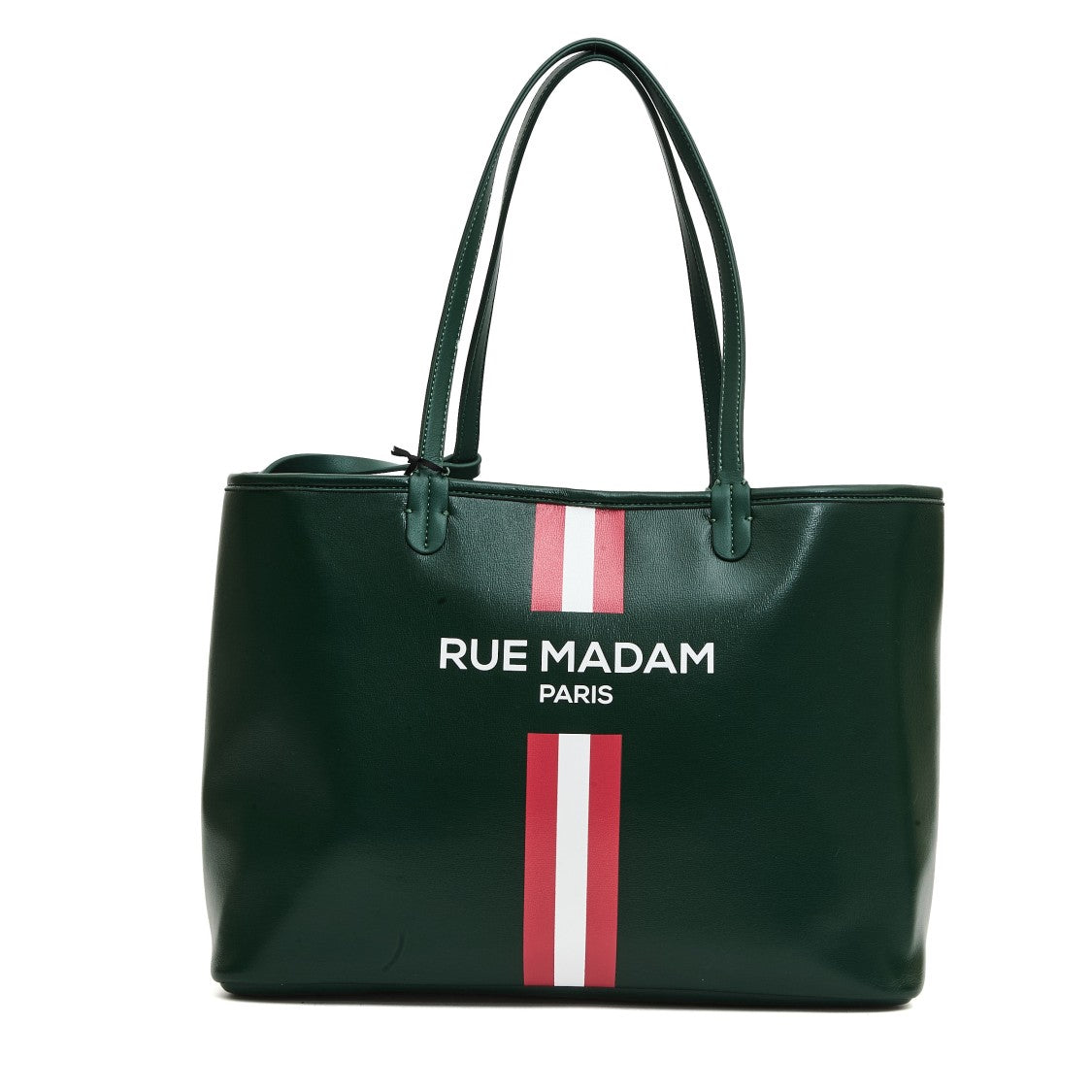 Rue Madame Eco-Leather Shopping Bag With Green Logo