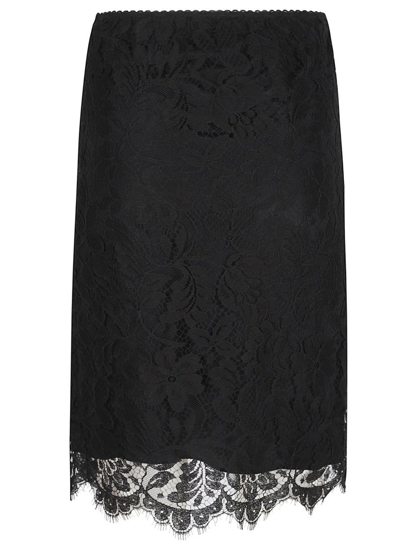 Chloé Knee-Length Skirt With Scalloped Hem