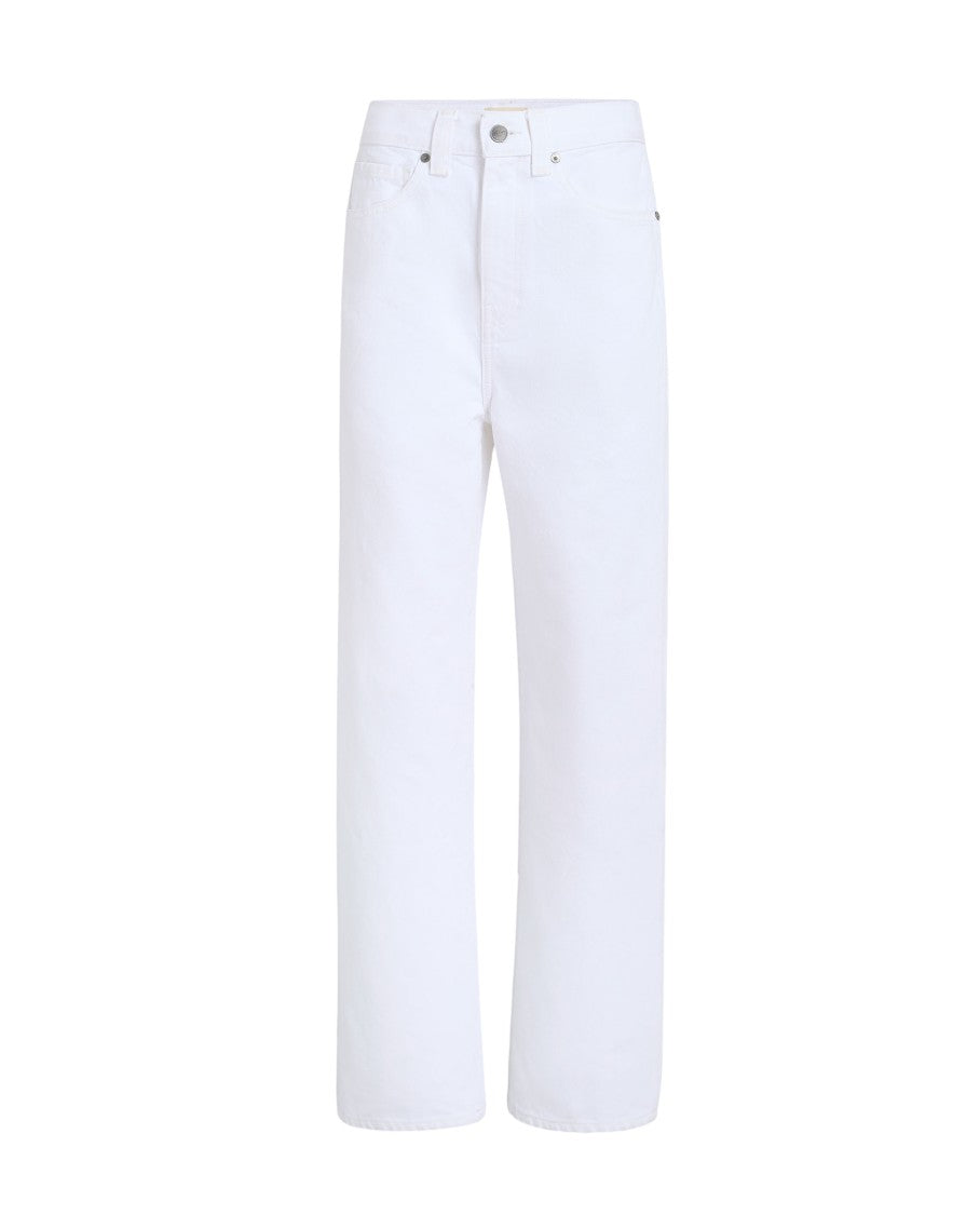 Khaite Five-Pocket Straight Leg Denim Trousers