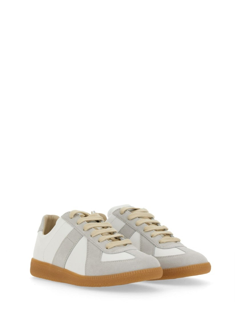 Maison Margiela Low-Top Suede Leather Vintage Sporty Sneakers