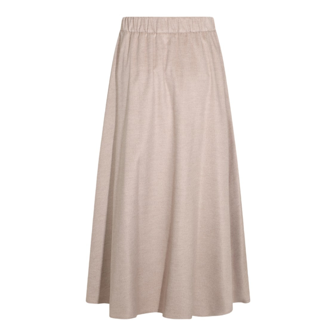 Herno Flowing Skirt With Textured Fabric And Adjustable Waistband