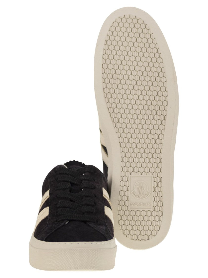 Moncler Monaco2 - Suede And Nubuck Leather Trainers