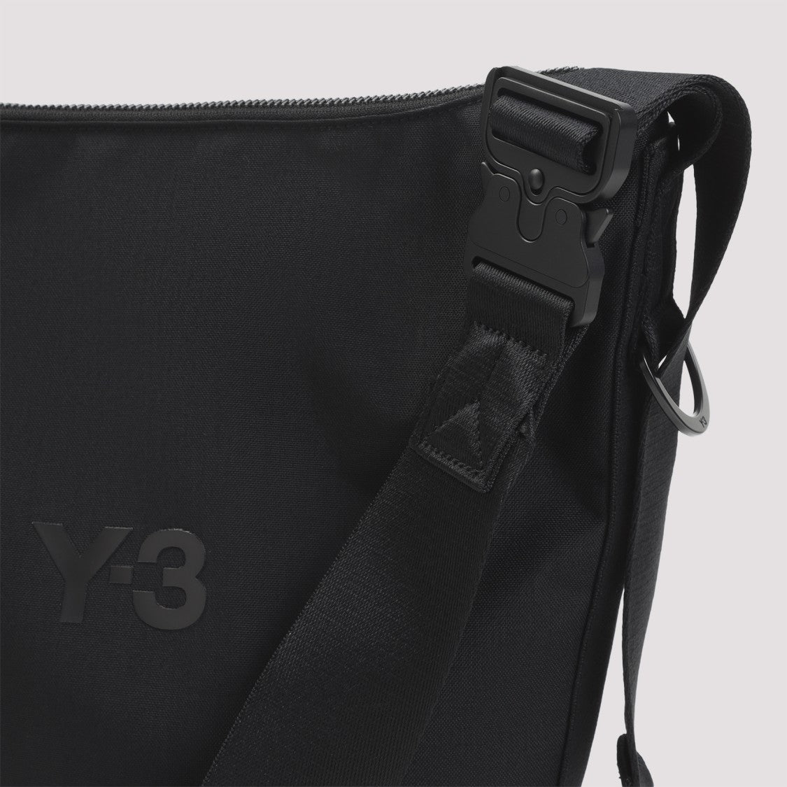 Y-3 Minimalist Polyamide Cross Body Bag With Signature Logo