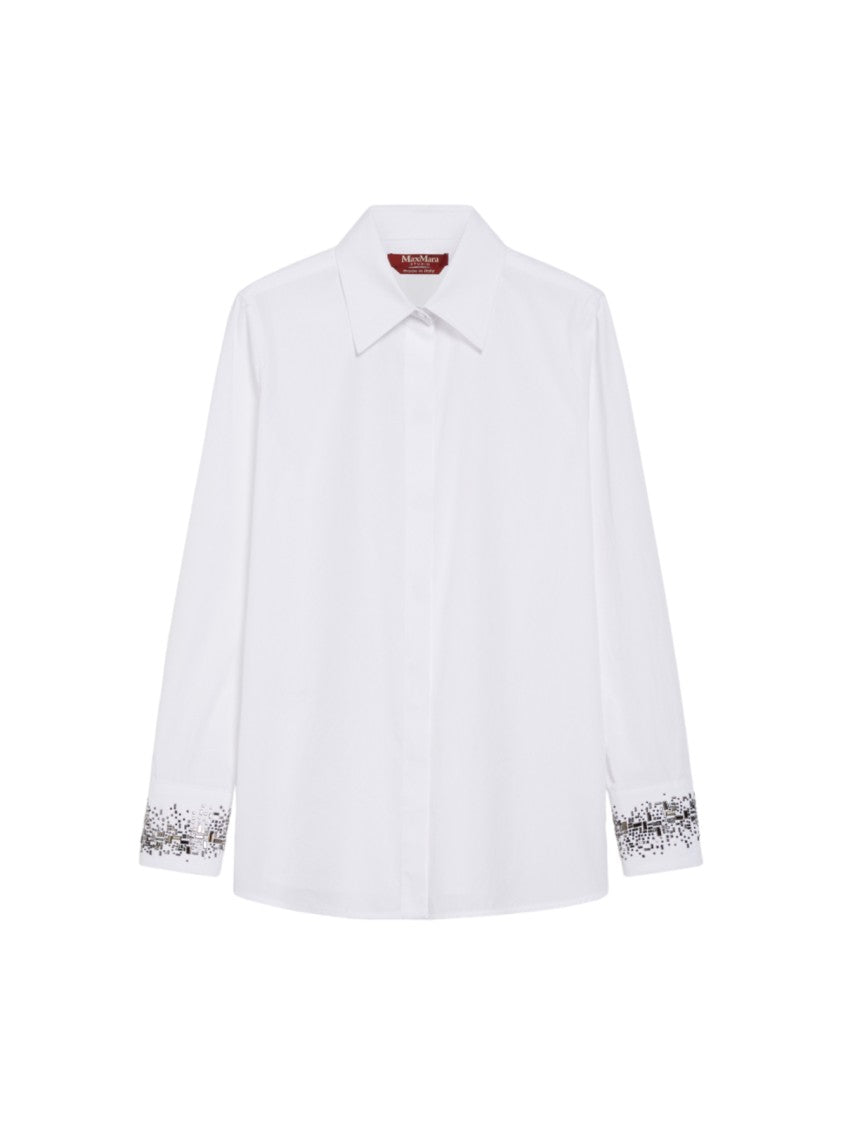 Max Mara Classic White Poplin Shirt