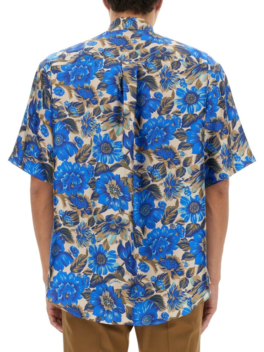 Moschino Oversized Floral Print Shirt