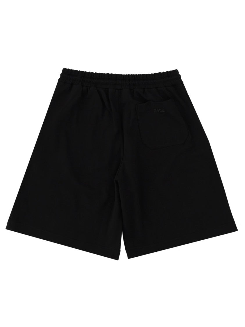 Msgm Neutrals Elastic Waistband Drawstring Shorts