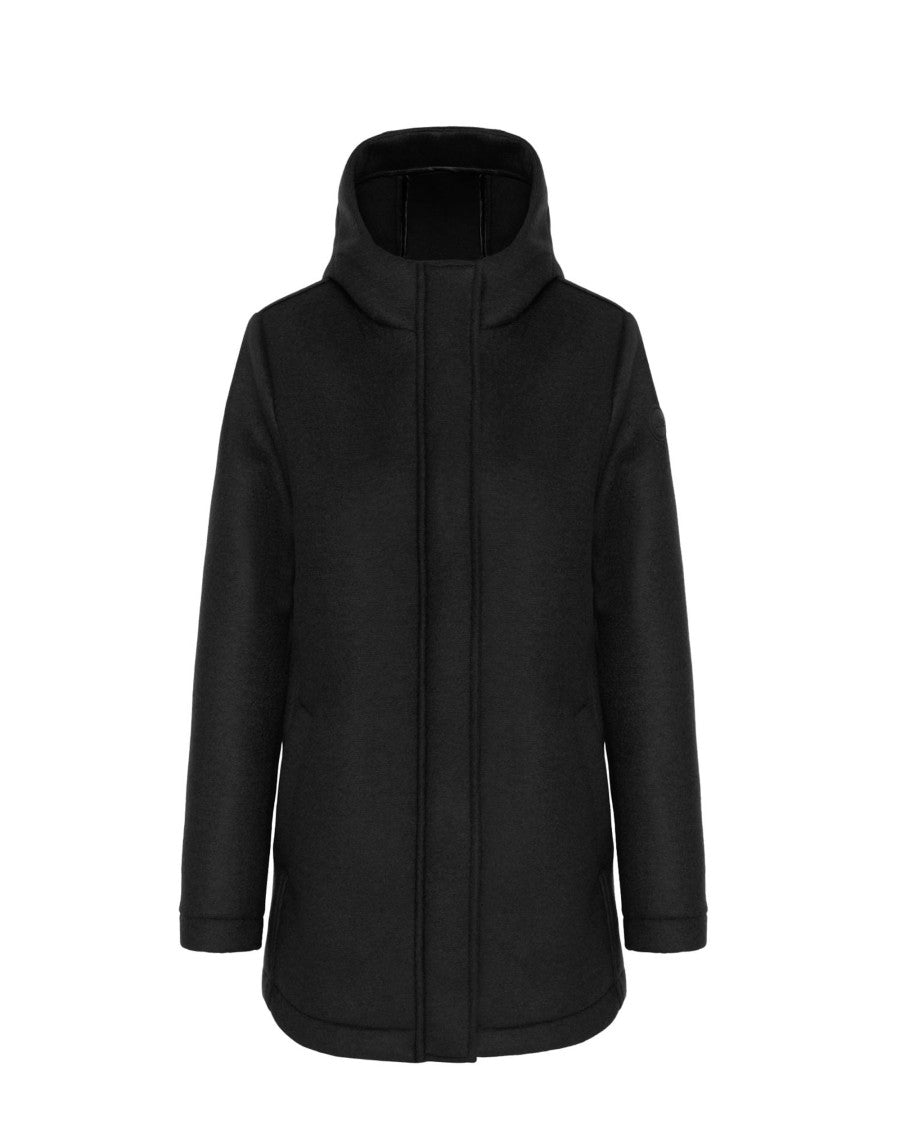 Colmar Originals Hooded Black Coat