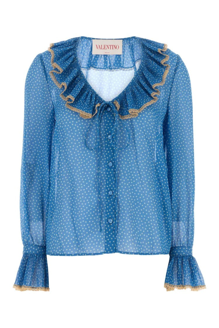 Valentino Garavani Printed Silk Blouse